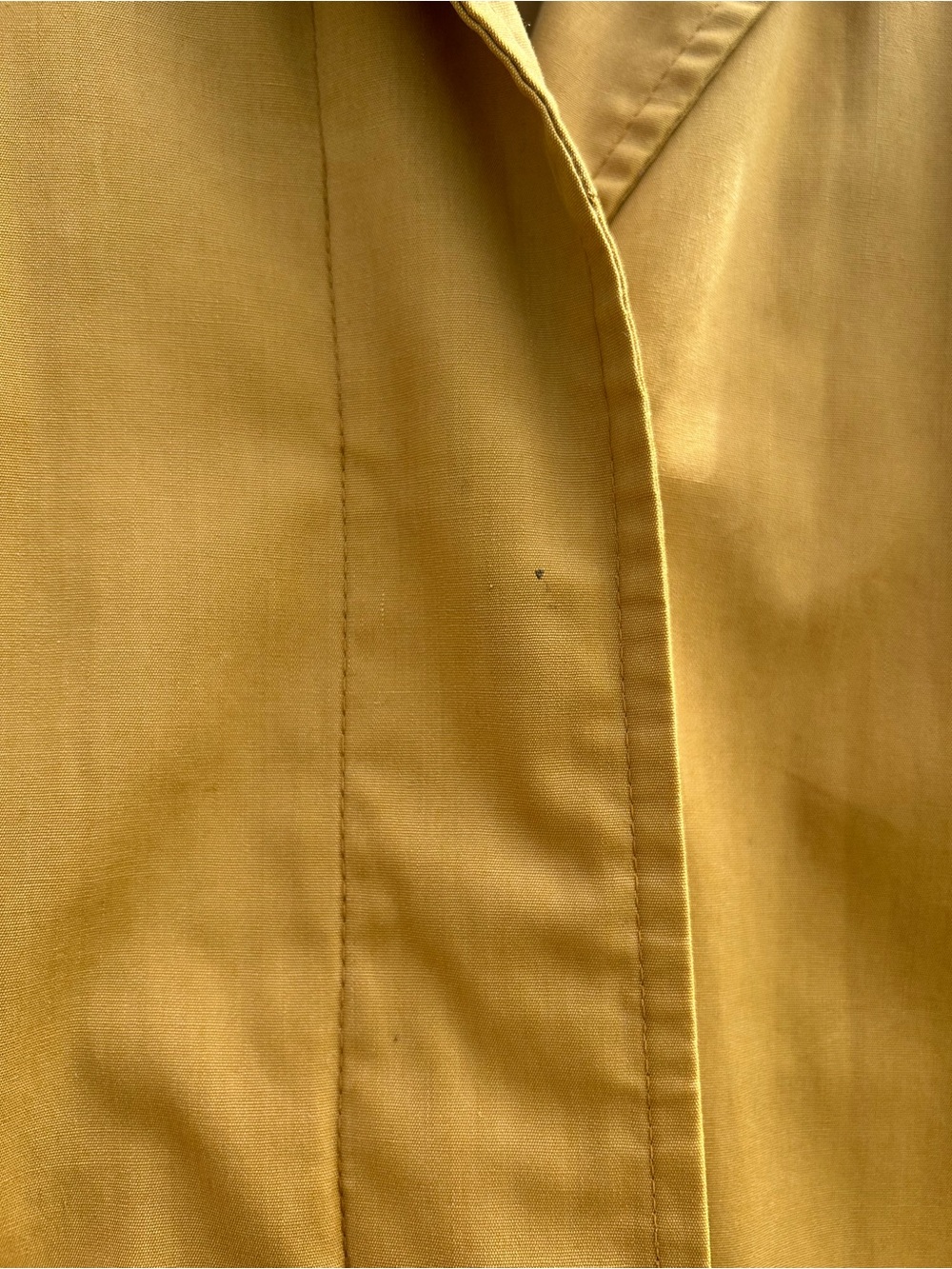 Vintage 1970s Rainfair Yellow Rain Jacket — Distressed, Unique Classic - Picture 11 of 16